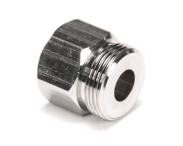 T&S Brass 000729-40 Hose Inlet Nut, Chrome-Plated Brass (TS000729-40) Each