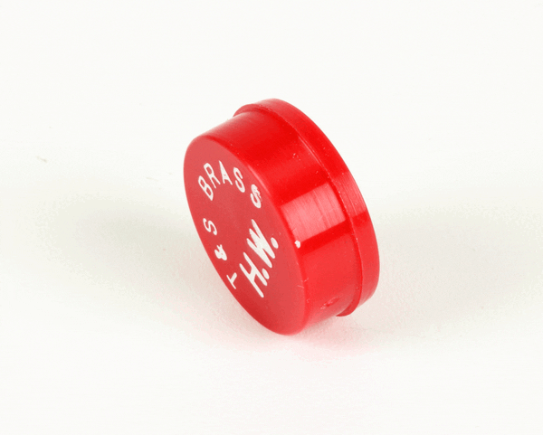 T&S Brass 001194-45 Snap-In Index Button, Red (Hot Water) (TS001194-45) Each