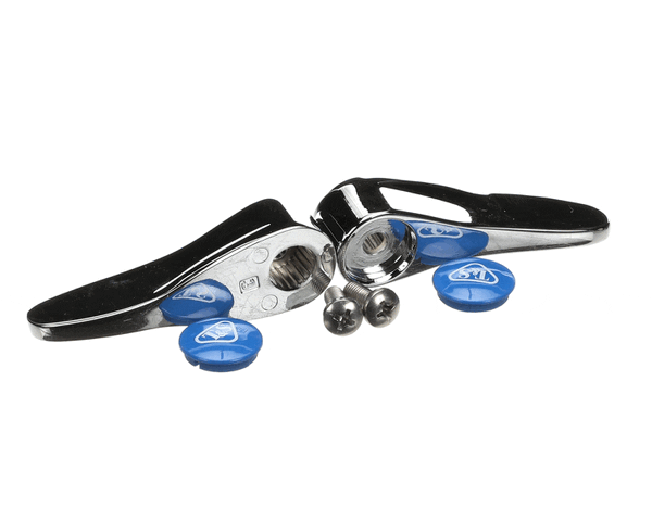 T&S Brass 001636-45Ns-M2 New-Style Lever Handles, Blue Indexes (T (TS001636-45NS-M2) Each