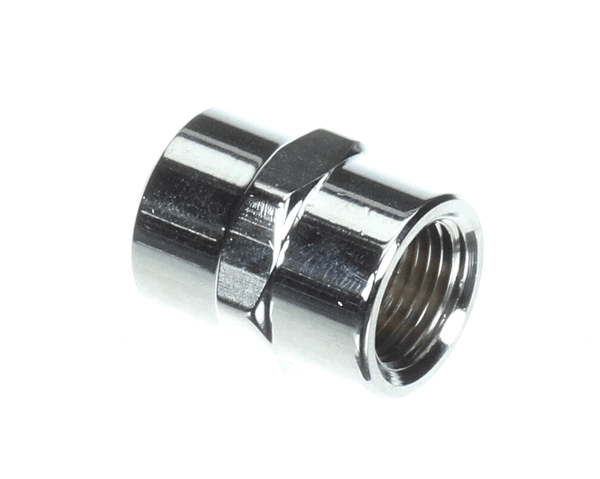 T&S Brass 001769-40 Coupling, 3/8 Npt (Chrome-Plated Brass) (TS001769-40) Each