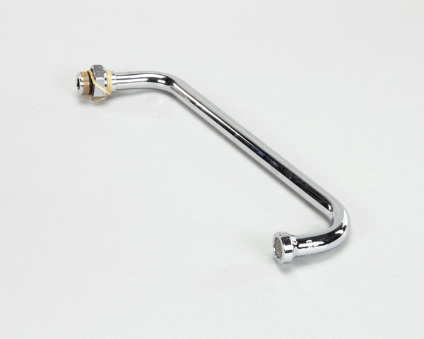 T&S Brass 061X Swing Nozzle, 10 Length, 3-5/8 Clearance (TS061X) Each