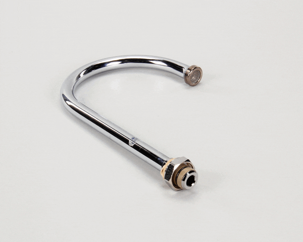T&S Brass 133X Swivel Gooseneck, 5-11/16 Spread, 10-3/8 (TS133X) Each