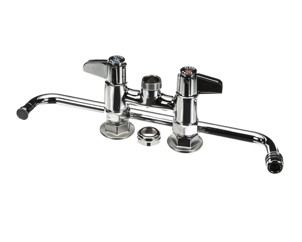 T&S Brass 5F-4Dlx14 Faucet, Deck Mount, 4 Centers, 14 Swing (TS5F-4DLX14) Each
