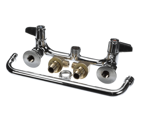 T&S Brass 5F-8Wls12 8 Wall Mount Faucet, 12 Swing Nozzle, Le (TS5F-8WLS12) Each