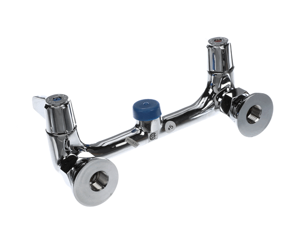 T&S Brass 5F-8Wlx00 Faucet, Wall Mount, 8 Centers, Less Nozz (TS5F-8WLX00) Each