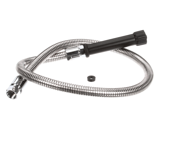 T&S Brass 5Hse44 Hose, 44 Flex Stainless Steel, Black Han (TS5HSE44) Each