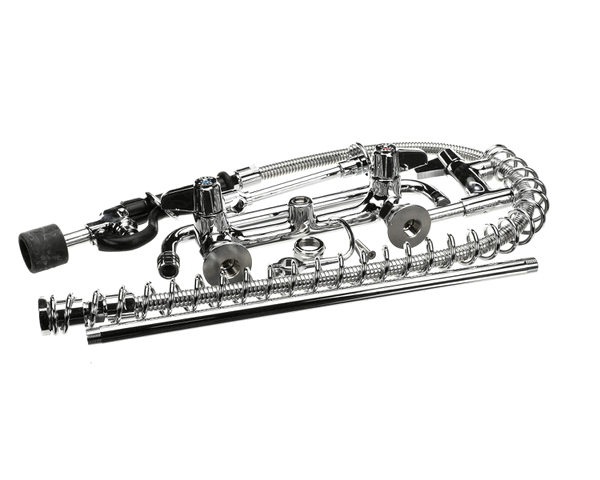 T&S Brass 5Pr-8W12-C Pre-Rinse Unit: 8 Wall Mount, Low-Flow S (TS5PR-8W12-C) Each