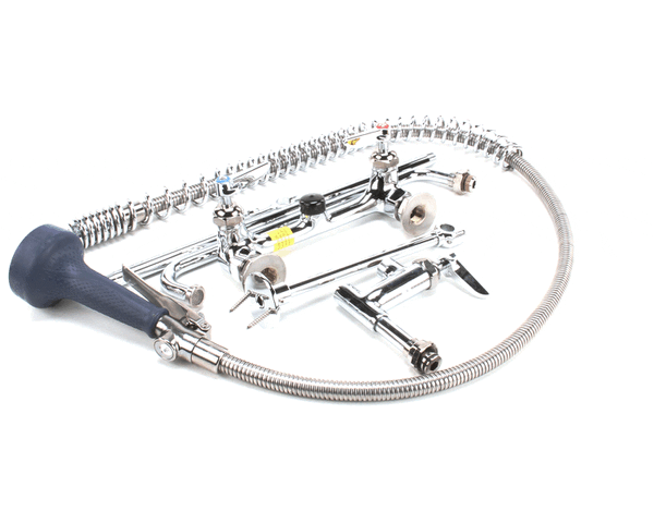 T&S Brass B-0133-01-Cr-8C Easyinstall Pre-Rinse: Spring Action, 8 (TSB-0133-01-CR-8C) Each