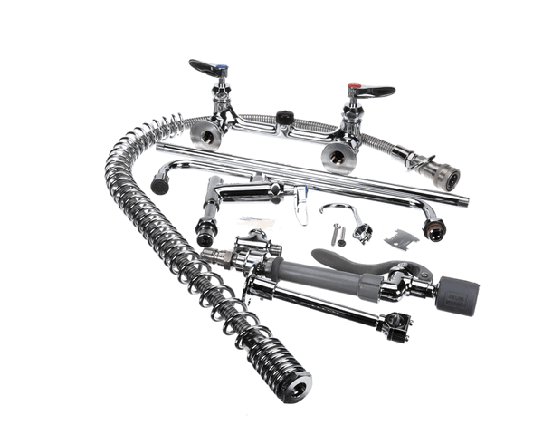 T&S Brass B-0133-14Crqjst Easyinstall Pre-Rinse, 8 Wall Mount Base (TSB-0133-14CRQJST) Each
