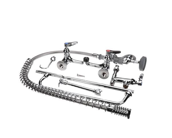 T&S Brass B-0133-Adf14-B Easyinstall Pre-Rinse, Spring Action, 8 (TSB-0133-ADF14-B) Each