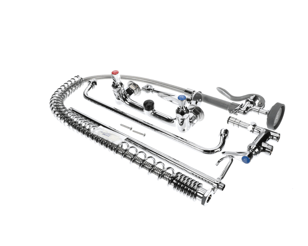 T&S Brass B-0133-Adf16-B Easyinstall Pre-Rinse Unit: 8 Wall Mount (TSB-0133-ADF16-B) Each