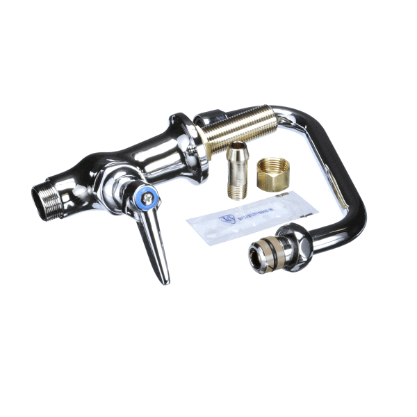T&S Brass B-0207 Single Pantry Faucet, Single Hole Base, (TSB-0207) Each