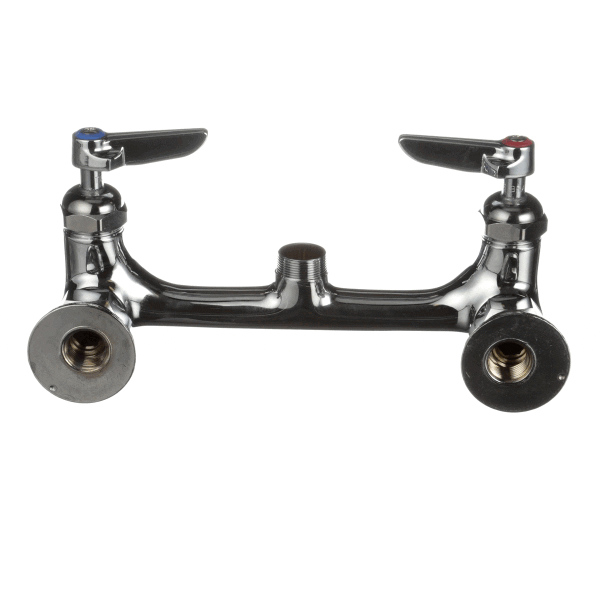 T&S Brass B-0230-Cr-Ln 8 Wall Mount Mixing Faucet, Sc-Cerama Ca (TSB-0230-CR-LN) Each
