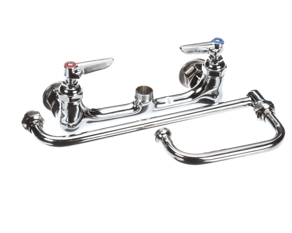 T&S Brass B-0265 Double Pantry Faucet,Wall Mount,8C/C,18 (TSB-0265) Each