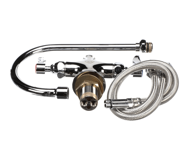 T&S Brass B-0300 Double Pantry Faucet, Single Hole Base, (TSB-0300) Each