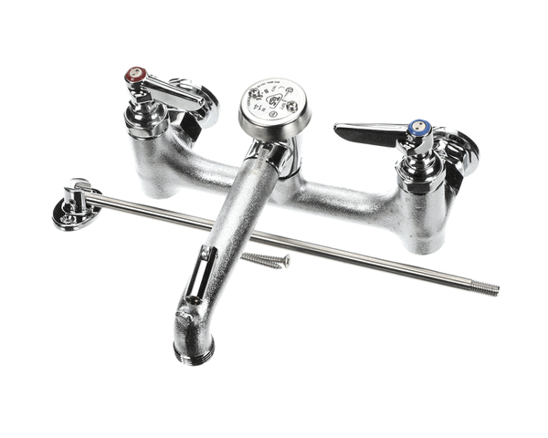 T&S Brass B-0665-Bstp-Vrs 8 Service Sink Faucet, Wall Mount, Built (TSB-0665-BSTP-VRS) Each