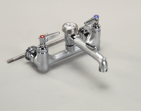 T&S Brass B-0665-Bstr Service Sink Faucet, Wall Mount, 8 Cente (TSB-0665-BSTR) Each