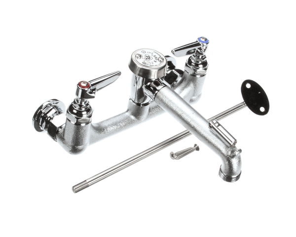 T&S Brass B-0665-Rgh Service Sink Faucet, Wall Mount, 8 Cente (TSB-0665-RGH) Each