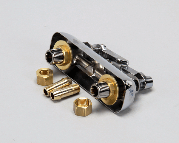 T&S Brass B-1110-Ln Workboard Faucet, Deck Mount, 4 Centers, (TSB-1110-LN) Each