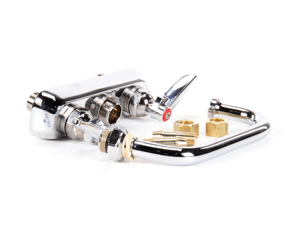 T&S Brass B-1110 Workboard Faucet, Deck Mount, 4 Centers, (TSB-1110) Each