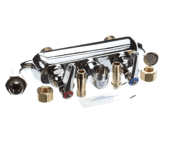 T&S Brass B-1116 Workboard Faucet, Wall Mount, 4 Centers, (TSB-1116) Each