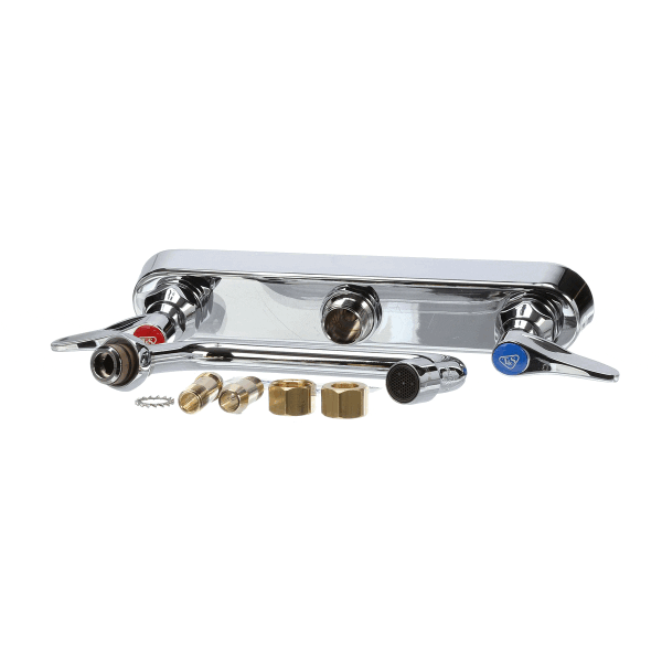 T&S Brass B-1120 Workboard Faucet, Deck Mount, 8 Centers, (TSB-1120) Each