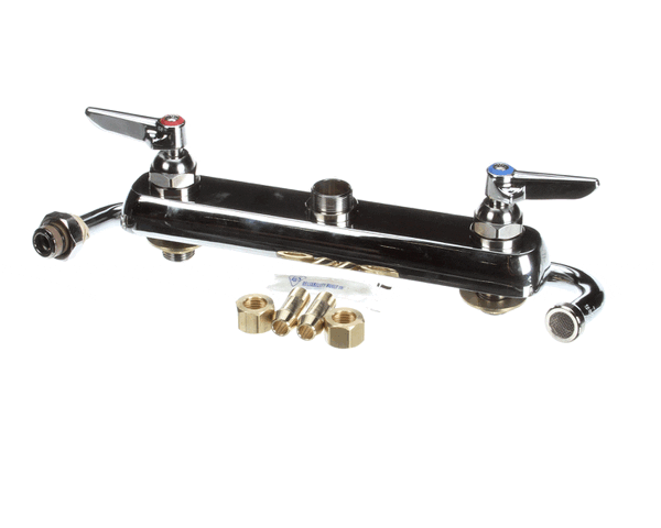 T&S Brass B-1123 Workboard Faucet, Deck Mount, 8 Centers, (TSB-1123) Each