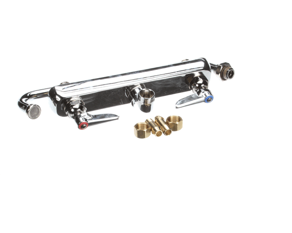 T&S Brass B-1128 Workboard Faucet, Wall Mount, 8 Centers, (TSB-1128) Each
