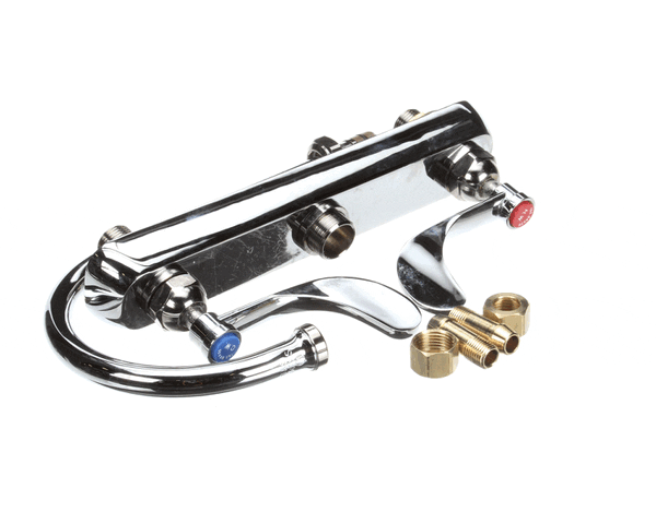 T&S Brass B-1142-04 8C/C Deck Mount Workboard Faucet,4Wrist (TSB-1142-04) Each