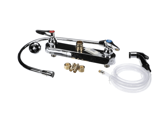 T&S Brass B-1174 8 Workboard Faucet, Deck Mt, 8-13/16 Swi (TSB-1174) Each