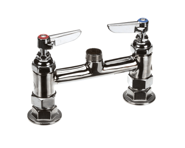 T&S Brass B-2245-Ln Swivel Base Faucet, Deck Mount, 6 Center (TSB-2245-LN) Each