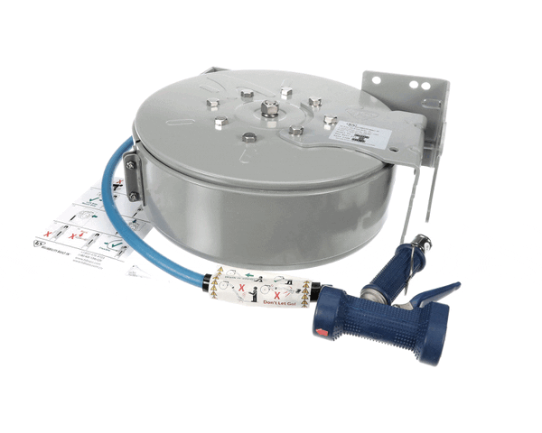 T&S Brass B-7222-C02 Hose Reel, Enclosed, Epoxy Coated Steel, (TSB-7222-C02) Each