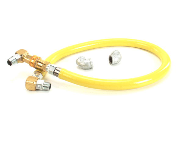 T&S Brass Hg-4D-48S Gas Hose W/Quick Disconnect, 3/4 Npt, 48 (TSHG-4D-48S) Each