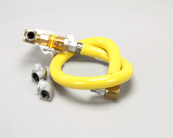 T&S Brass Hg-4E-48S Gas Hose W/Quick Disconnect, 1 Npt, 48 L (TSHG-4E-48S) Each