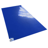 High-Tech Conversions Tacky Traxx® Cleanroom Sticky Mats, Blue, 18"x36", 30 Sheets/Mat, 4 Mats/Case (HOSTT-1836-34B) Case of 120 Sheets