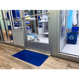 High-Tech Conversions Tacky Traxx® Cleanroom Sticky Mats, Blue, 24"x36", 30 Sheets/Mat, 4 Mats/Case (HOSTT-2436-34B) Case of 120 Sheets