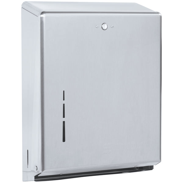 C-Fold/Multi-Fold Hand Towel Dispenser - Brushed Steel, Each Each