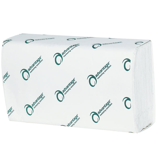 Simple Earth White Single-Fold Towels, Case Of 16 Case Of 16