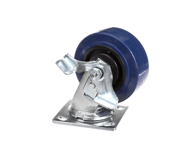 Town Food Service 250505A 5" Plate Caster W/Brake, 900# Cap (TWN250505A) Each
