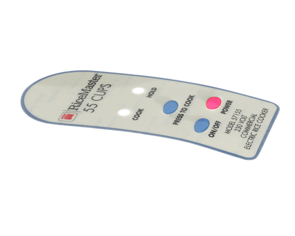 Town Food Service 57155-L Control Housing Label (TWN57155-L) Each