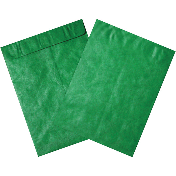 10 x 13" Green Tyvek® Envelopes, Case Of 100 Case Of 100