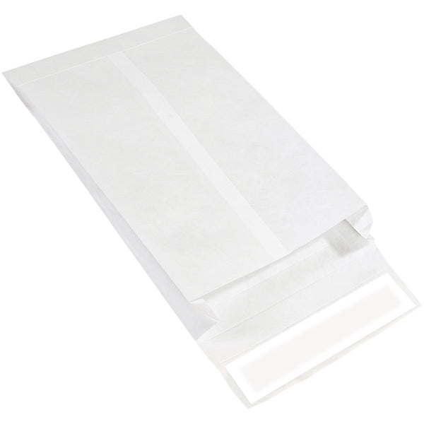 9 x 12 x 2" White Expandable Tyvek® Envelopes, Case Of 100 Case Of 100