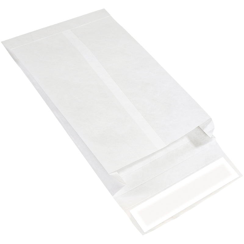 9 x 12 x 2" White Expandable Tyvek® Envelopes, Case Of 100 Case Of 100