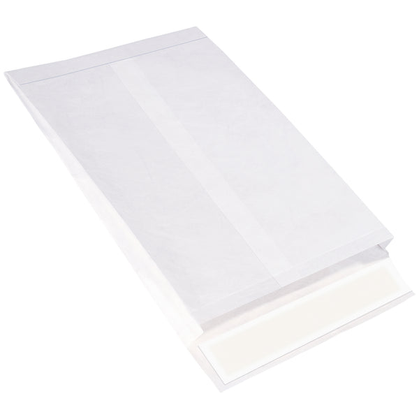 10 x 13 x 1 1/2" White Expandable Tyvek® Envelopes, Case Of 100 Case Of 100