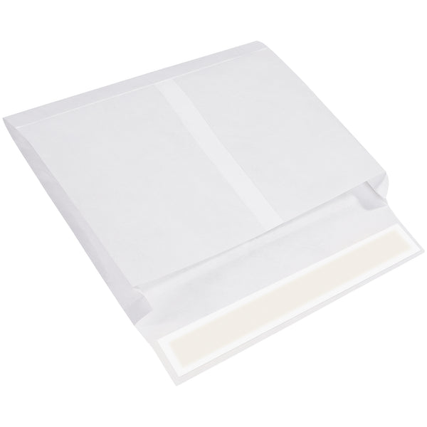 10 x 15 x 2" White Expandable Tyvek® Envelopes, Case Of 100 Case Of 100