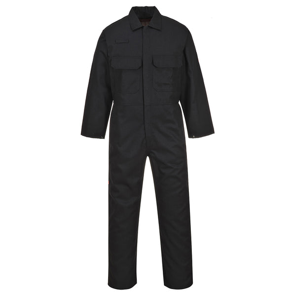 Portwest® Bizweld Work FR Coverall, Black, Size XXL (UBIZ1BKRXXL) Each