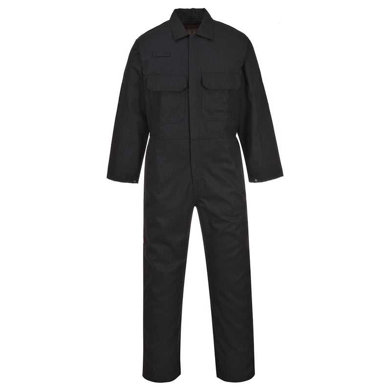 Portwest® Bizweld Work FR Coverall, Black, Size XXL (UBIZ1BKRXXL) Each