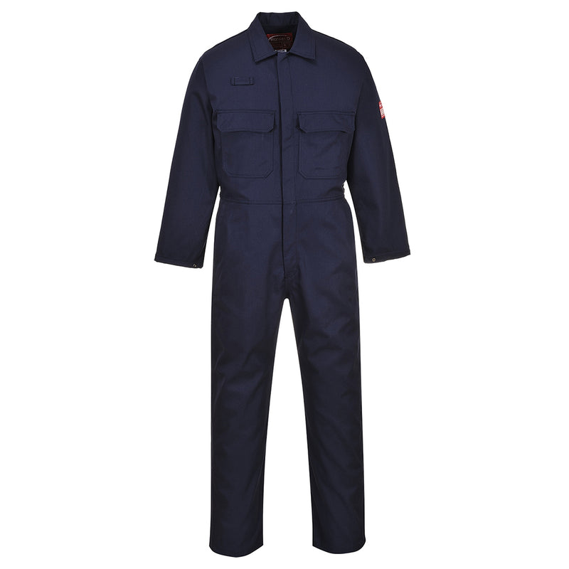 Portwest® Bizweld Work FR Coverall, Navy, Size 5XL (UBIZ1NAR5XL) Each