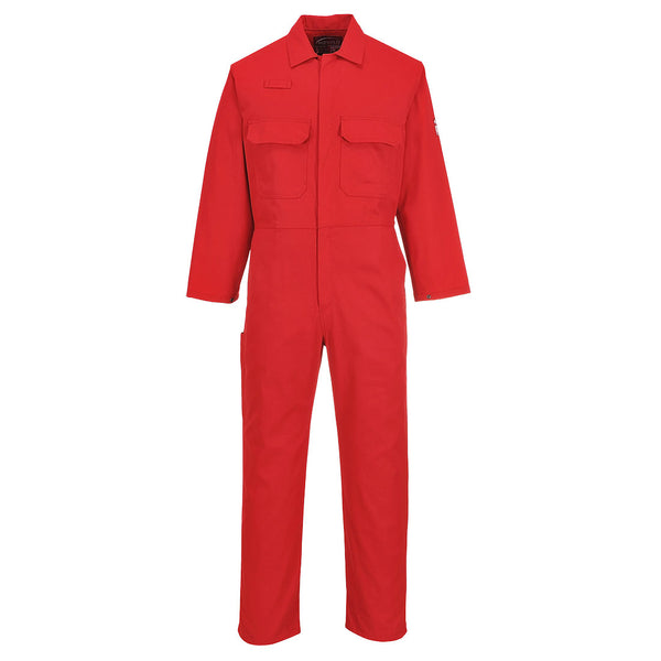 Portwest® Bizweld Work FR Coverall, Red, Size L (UBIZ1RERL) Each