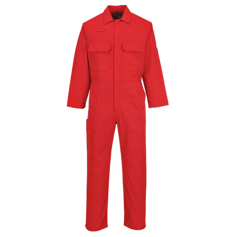 Portwest® Bizweld Work FR Coverall, Red, Size L (UBIZ1RERL) Each